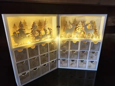 Calendrier de l'Avent réutilisable pour Carpe Diem