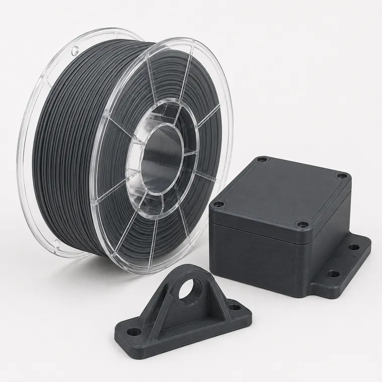 ABS spool and 3D printed technical housing
