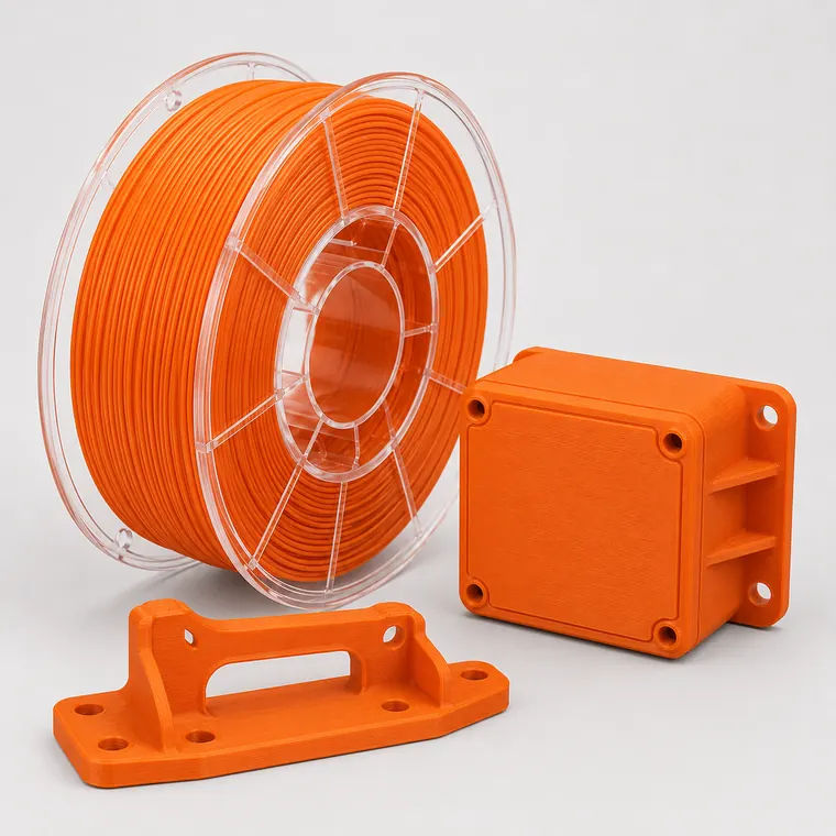 ASA spool and 3D printed UV-resistant part