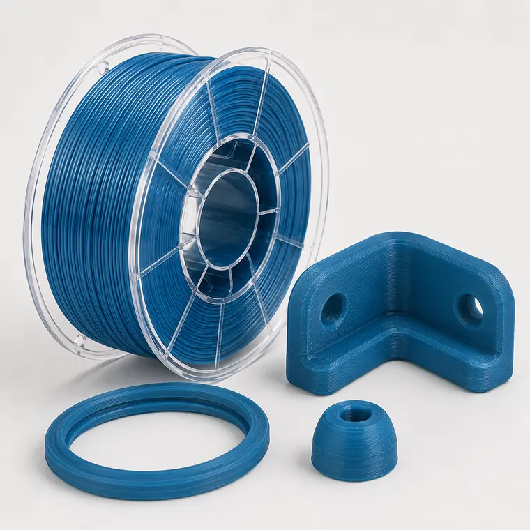 Flexible TPU spool and 3D printed flexible parts