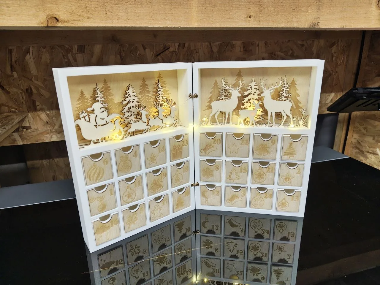 Manufacturing and assembling the calendar