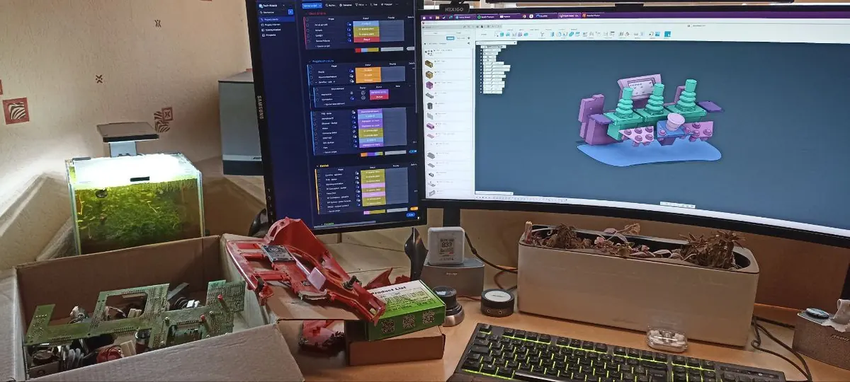 Rebuilt crane console (Phase 1)