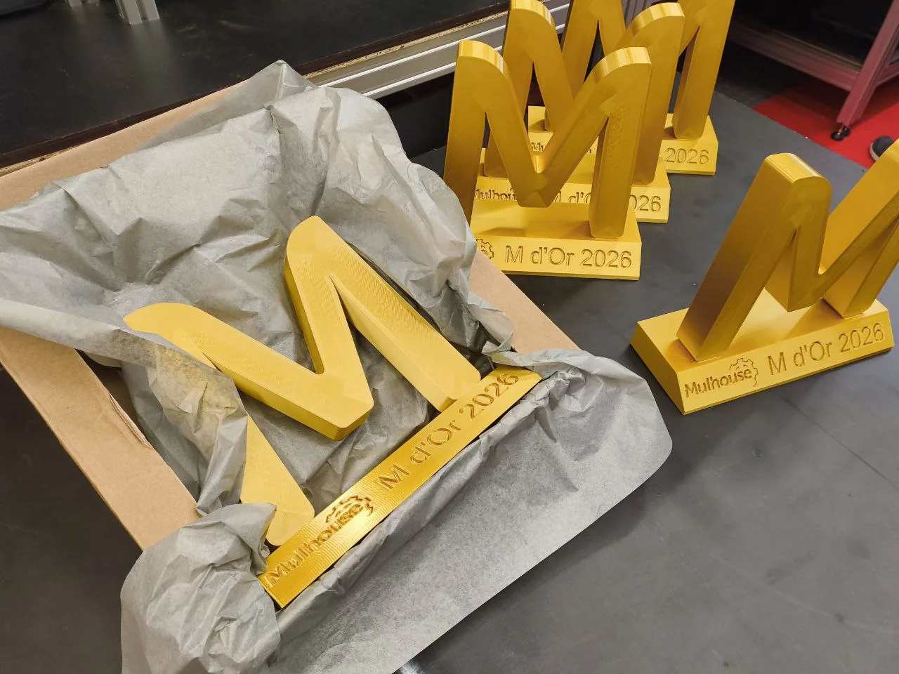 Bespoke 3D trophies for the M d'Or — photo 3