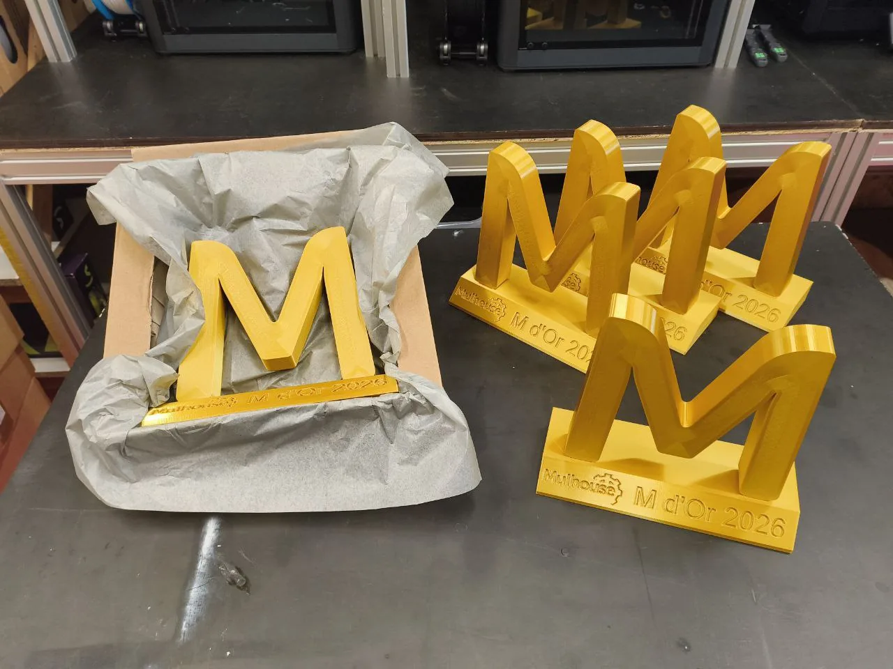 Bespoke 3D trophies for the M d'Or — photo 4