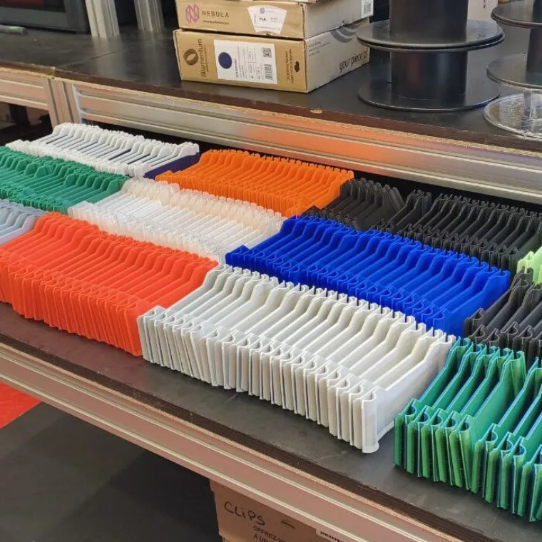 Concrete clips in medium runs: robust, support-free and eco-responsible