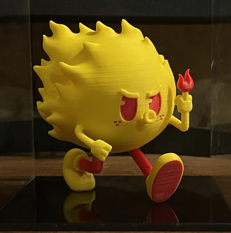 Two-tone mascot: a bespoke, colourful gift