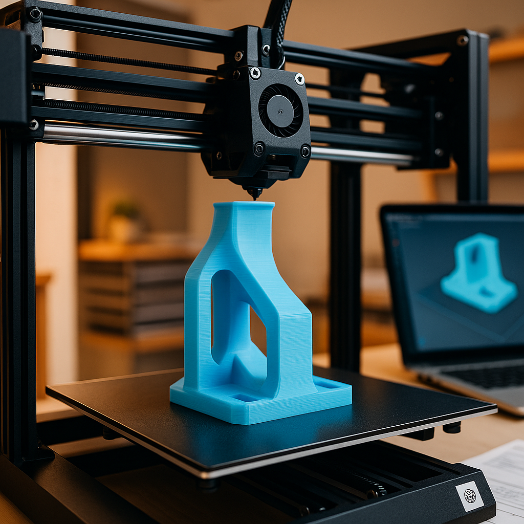 printing light blue part