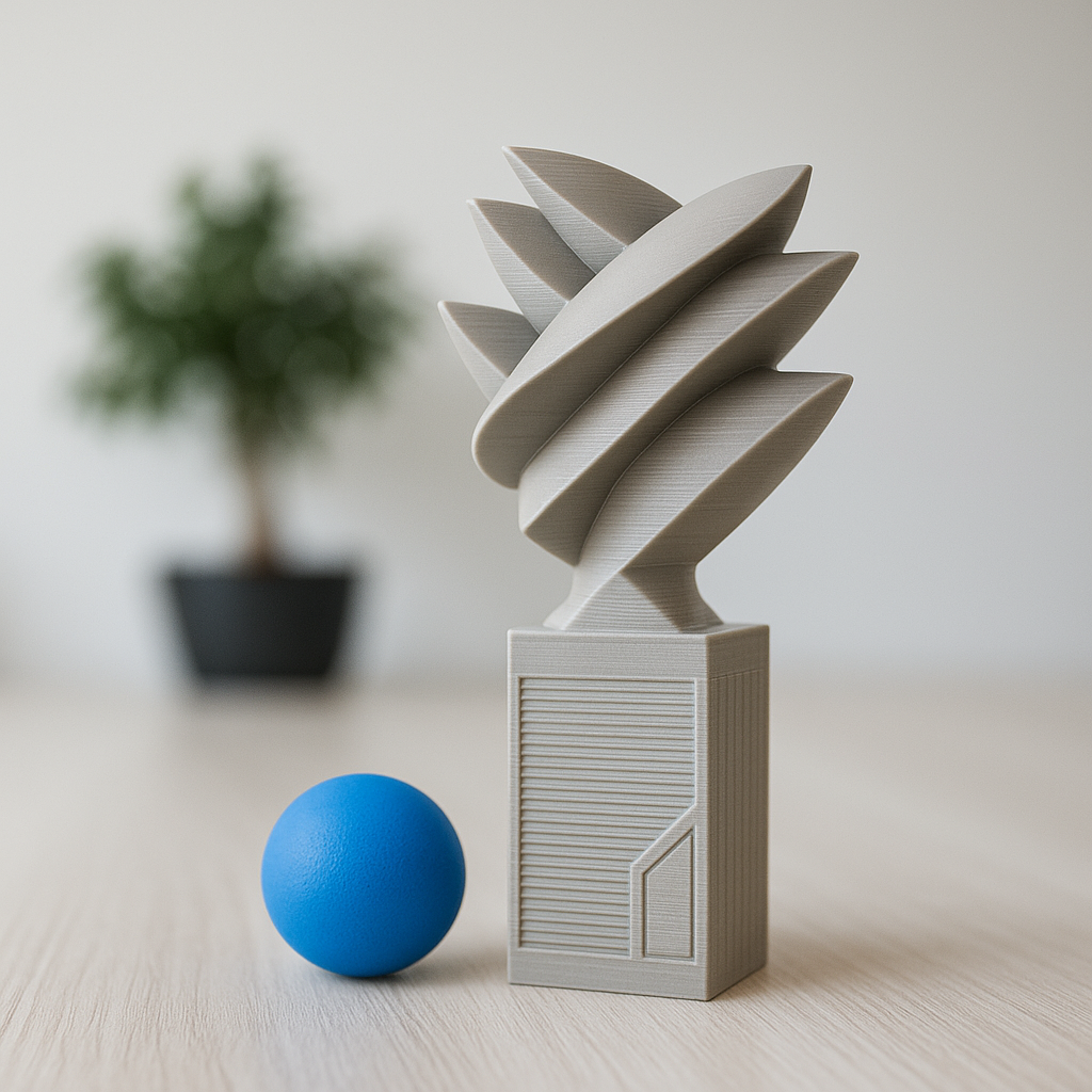trophé imprimé en 3D